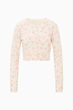 Adeanne Heirloom Print Cotton Cardigan