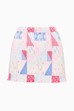 Arwen Patchwork Print Swim Skirt