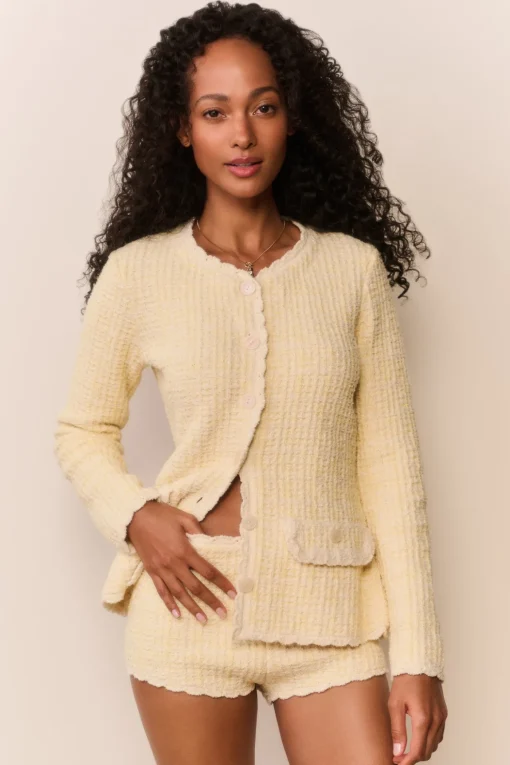 Atlanta Knit Tweed Mini Shorts - Womens Lifestyle