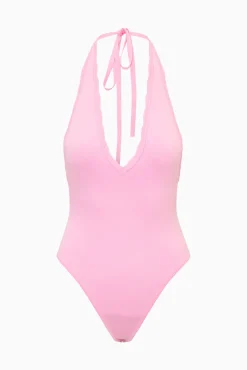 Berta Plunge Neck Bodysuit