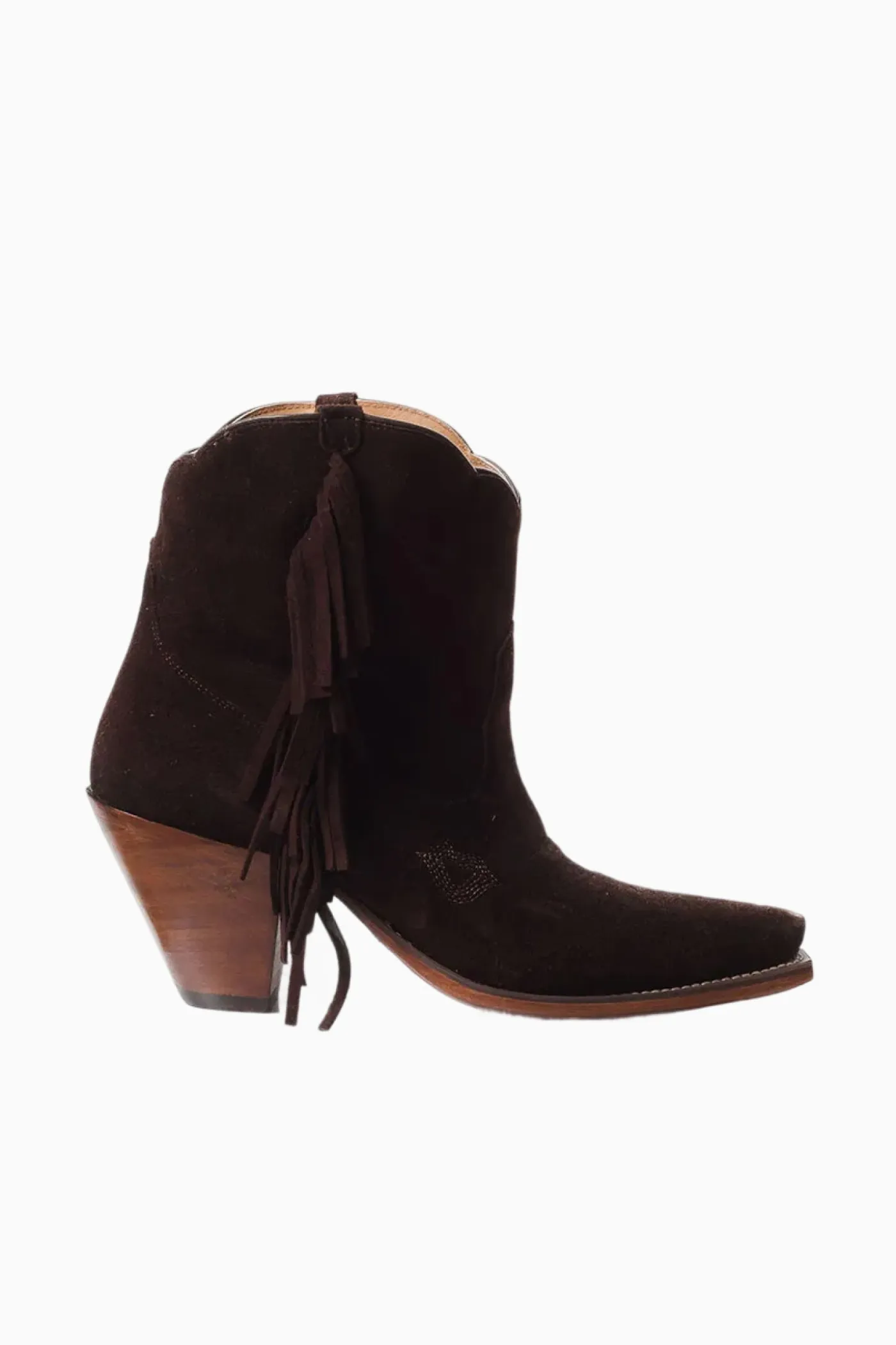 Besita The Spirit Fringe Suede Booties