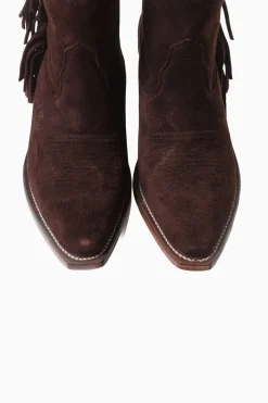 Besita The Spirit Fringe Suede Booties