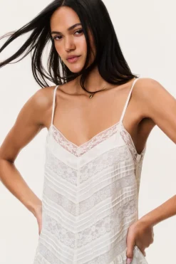 Bessette Silk Lace Mini Dress
