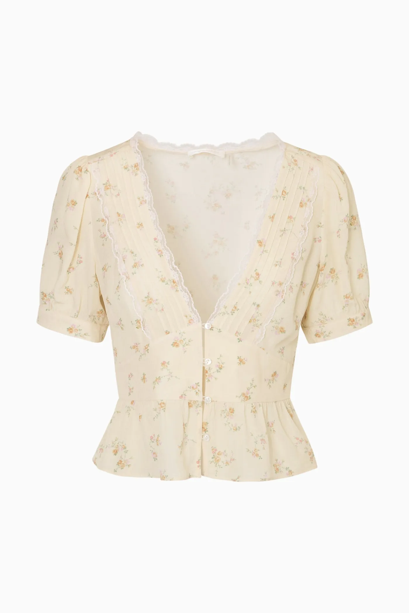 Bondy Floral Short Sleeve Blouse