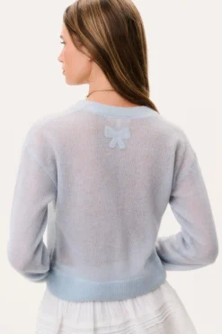 Breckie Sheer Alpaca Cardigan