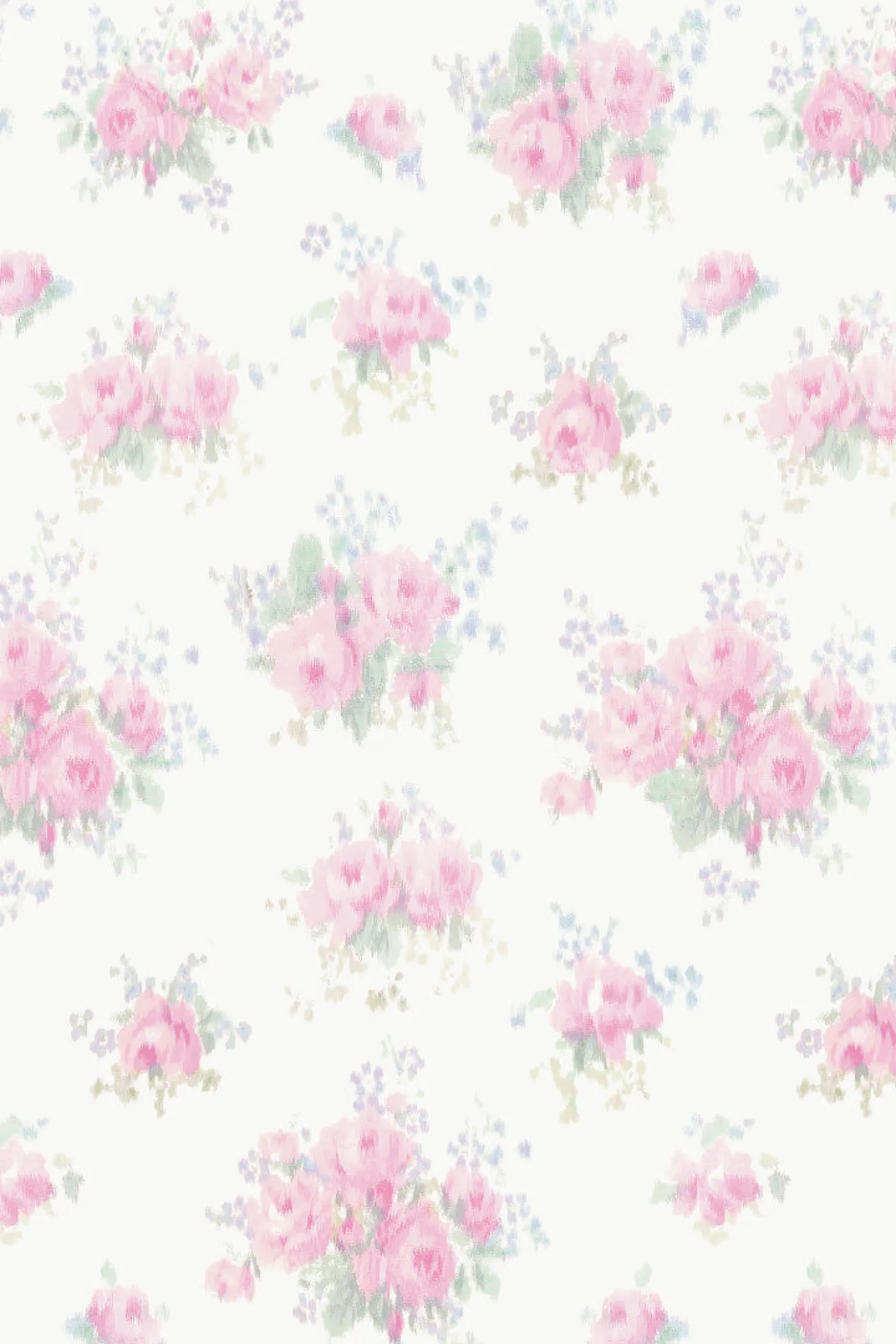 Breezy Ikat Rose Standard Wallpaper