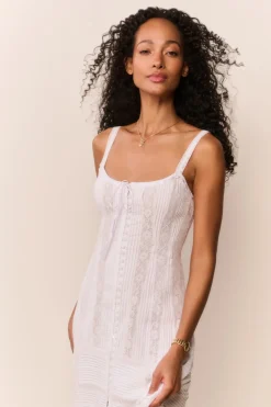 Calyx Cotton Victorian Maxi Dress