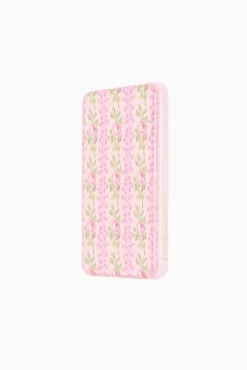 Case-Mate x LoveShackFancy 5K mAh Wireless Portable Charger Works with MagSafe - Blooming Heirloom