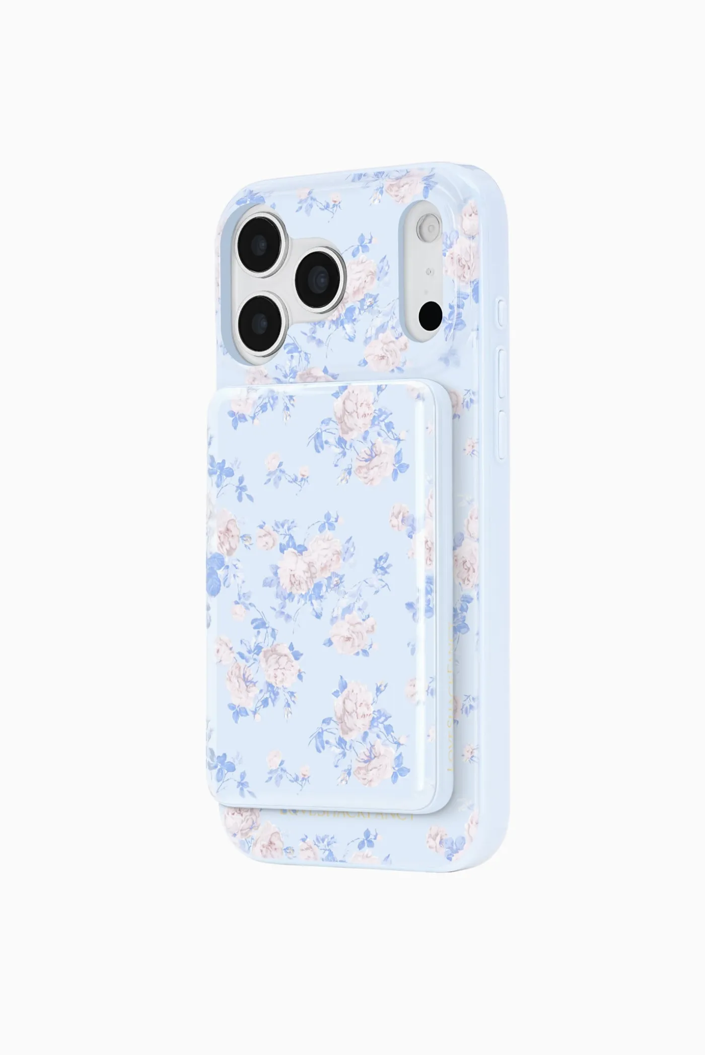 Case-Mate x LoveShackFancy 5K mAh Wireless Portable Charger Works With MagSafe - Everblooming Rosettes