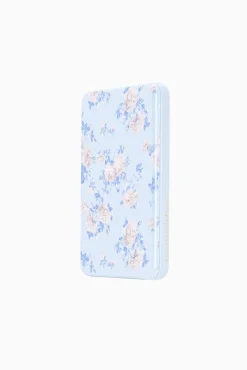 Case-Mate x LoveShackFancy 5K mAh Wireless Portable Charger Works With MagSafe - Everblooming Rosettes