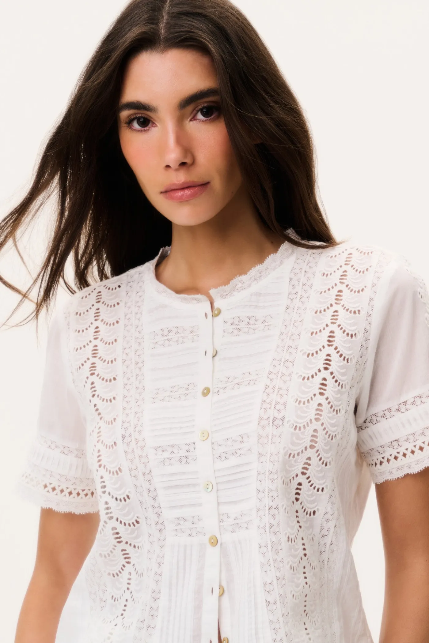 Ciela Cotton Victorian Top
