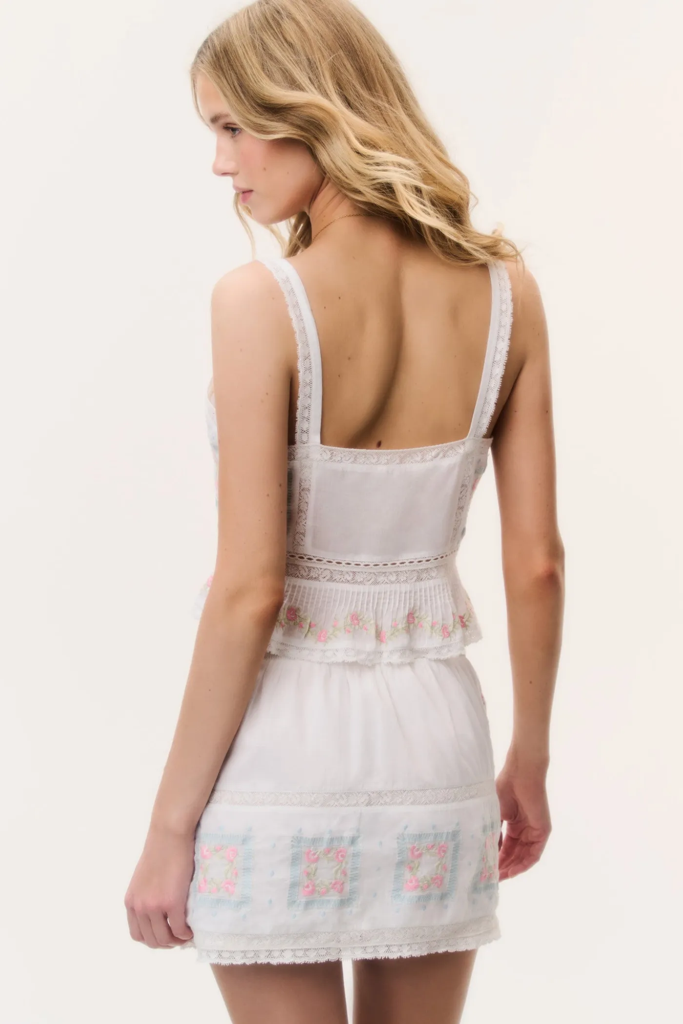 Devron Embroidered Cotton Top