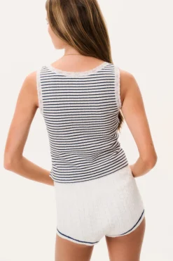 Elenabell Cotton Lace-Trimmed Tank