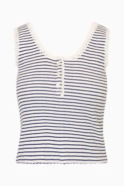 Elenabell Cotton Lace-Trimmed Tank