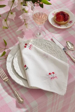 Embroidered Napkins - Set of 4