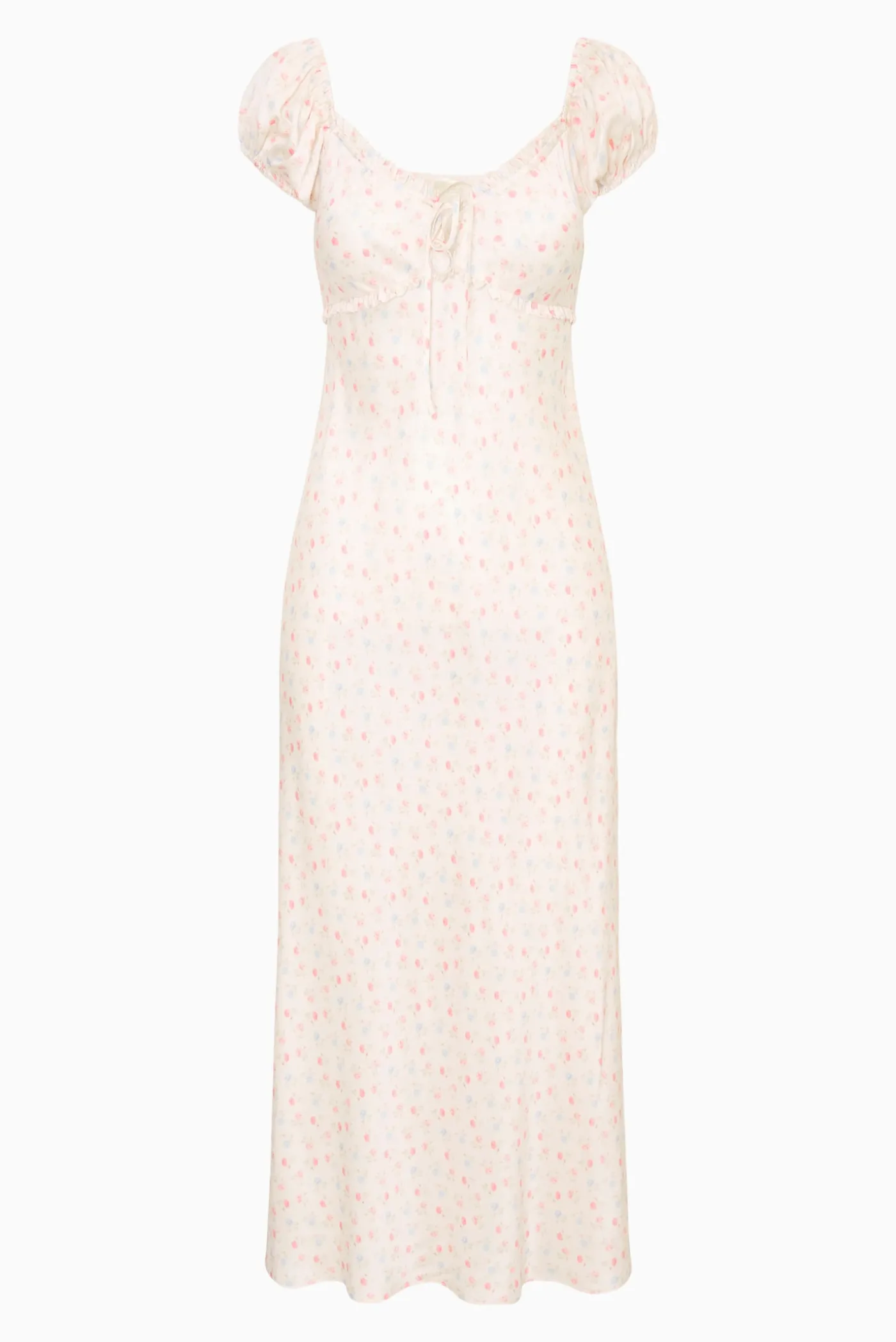 Epone Floral Puff Sleeve Maxi Dress