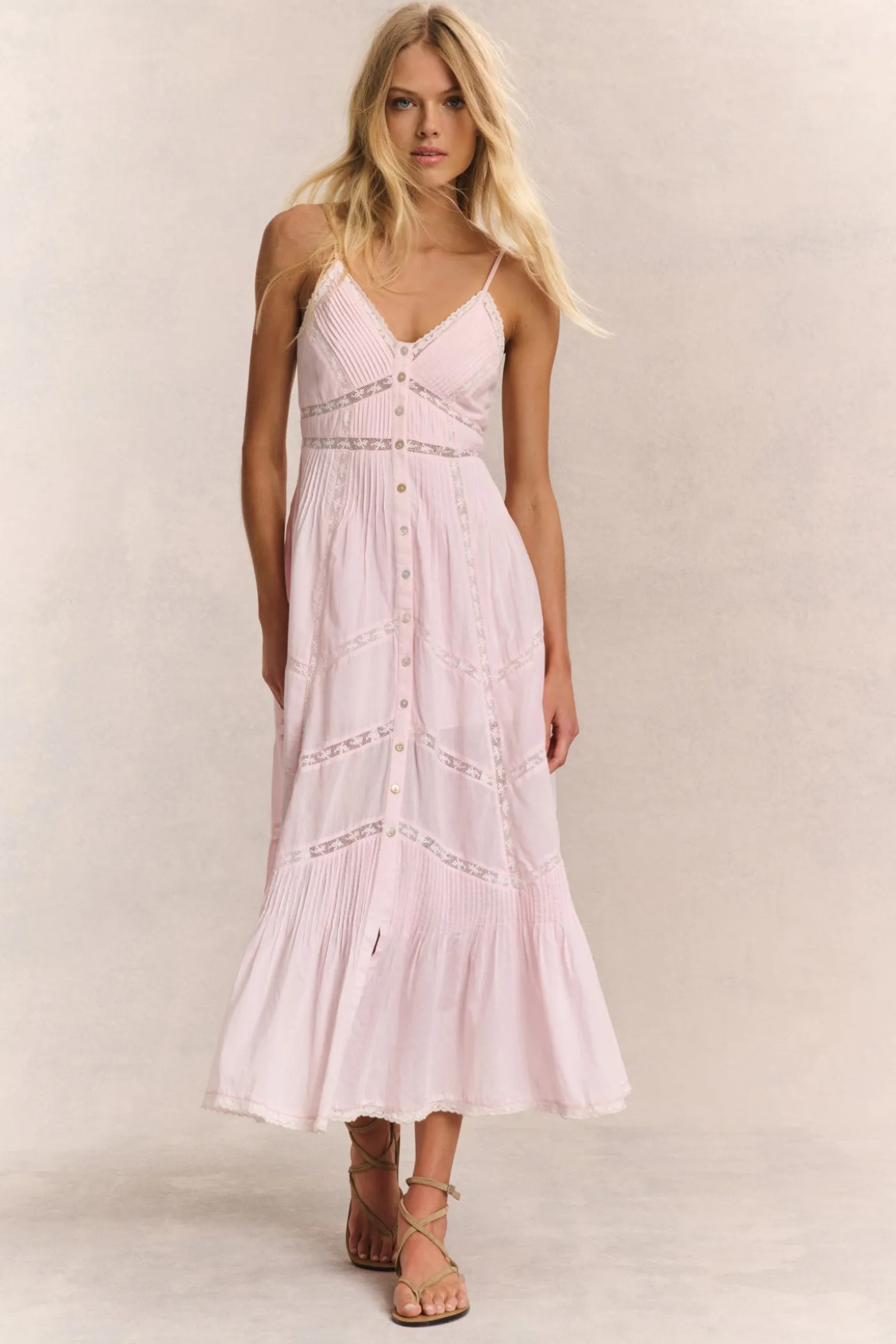 Esilda Heritage Cotton Midi Dress