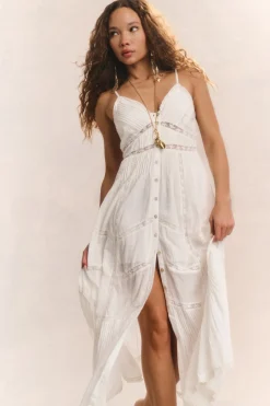 Esilda Heritage Cotton Midi Dress