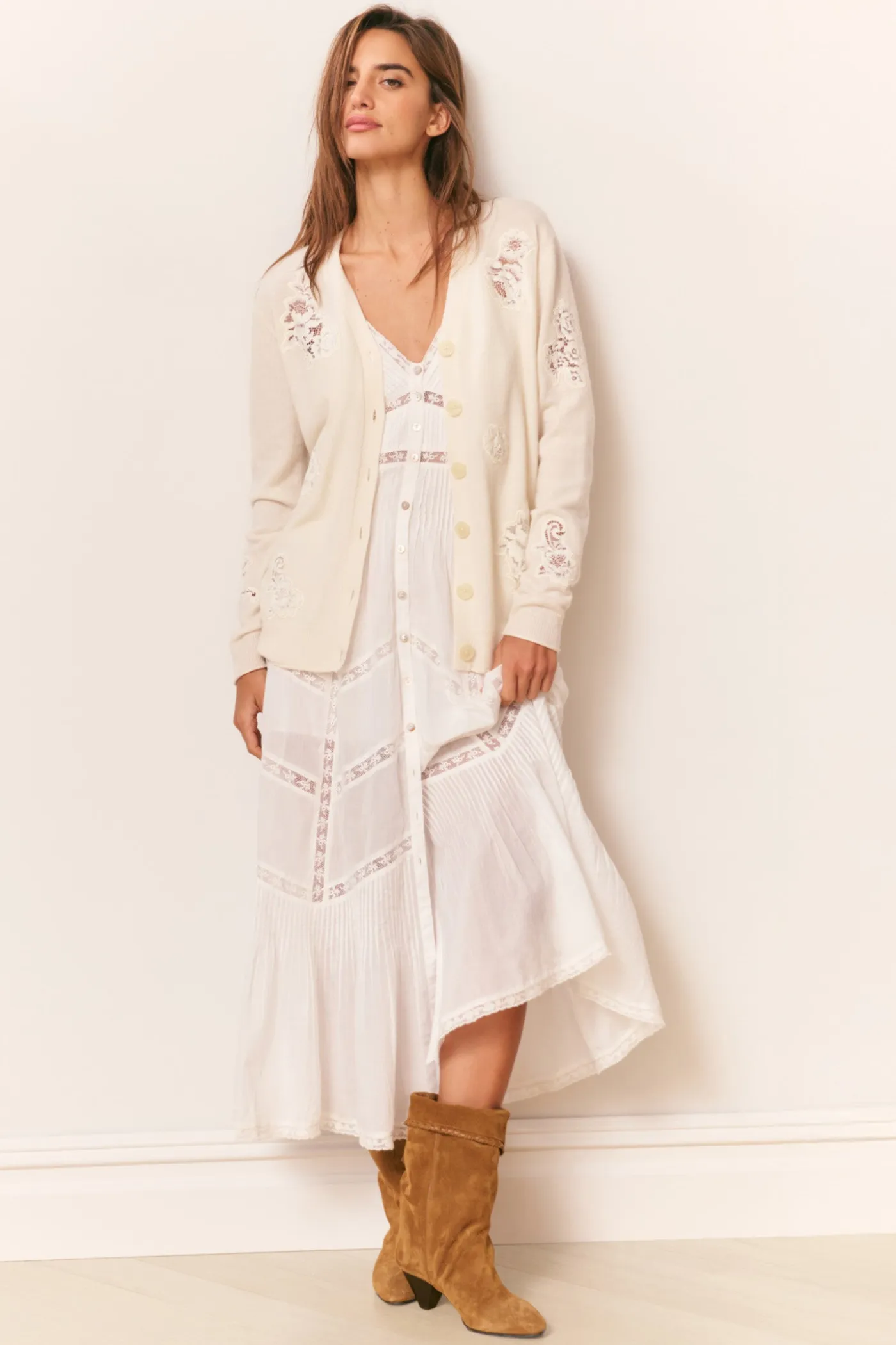 Esilda Heritage Cotton Midi Dress