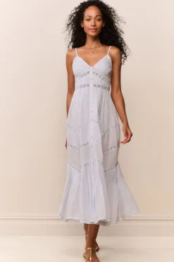 Esilda Heritage Cotton Midi Dress
