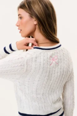 Evabella Cable Knit Cardigan