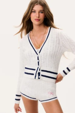 Evabella Cable Knit Cardigan