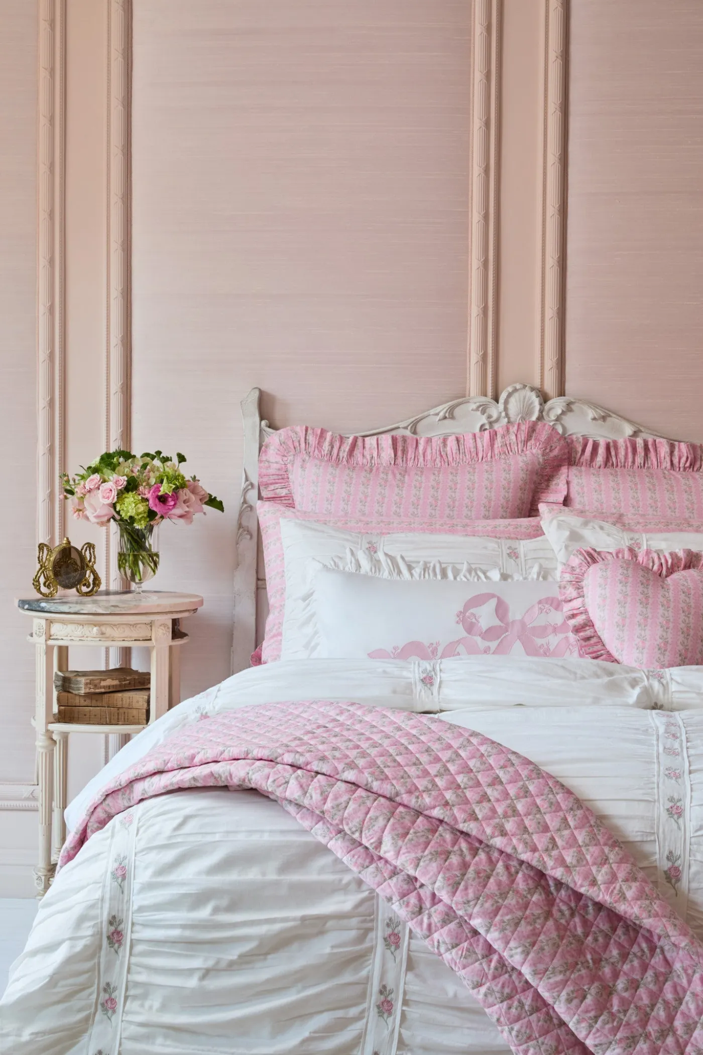 Forever In Love Ruffle Euro Sham Set Of 2