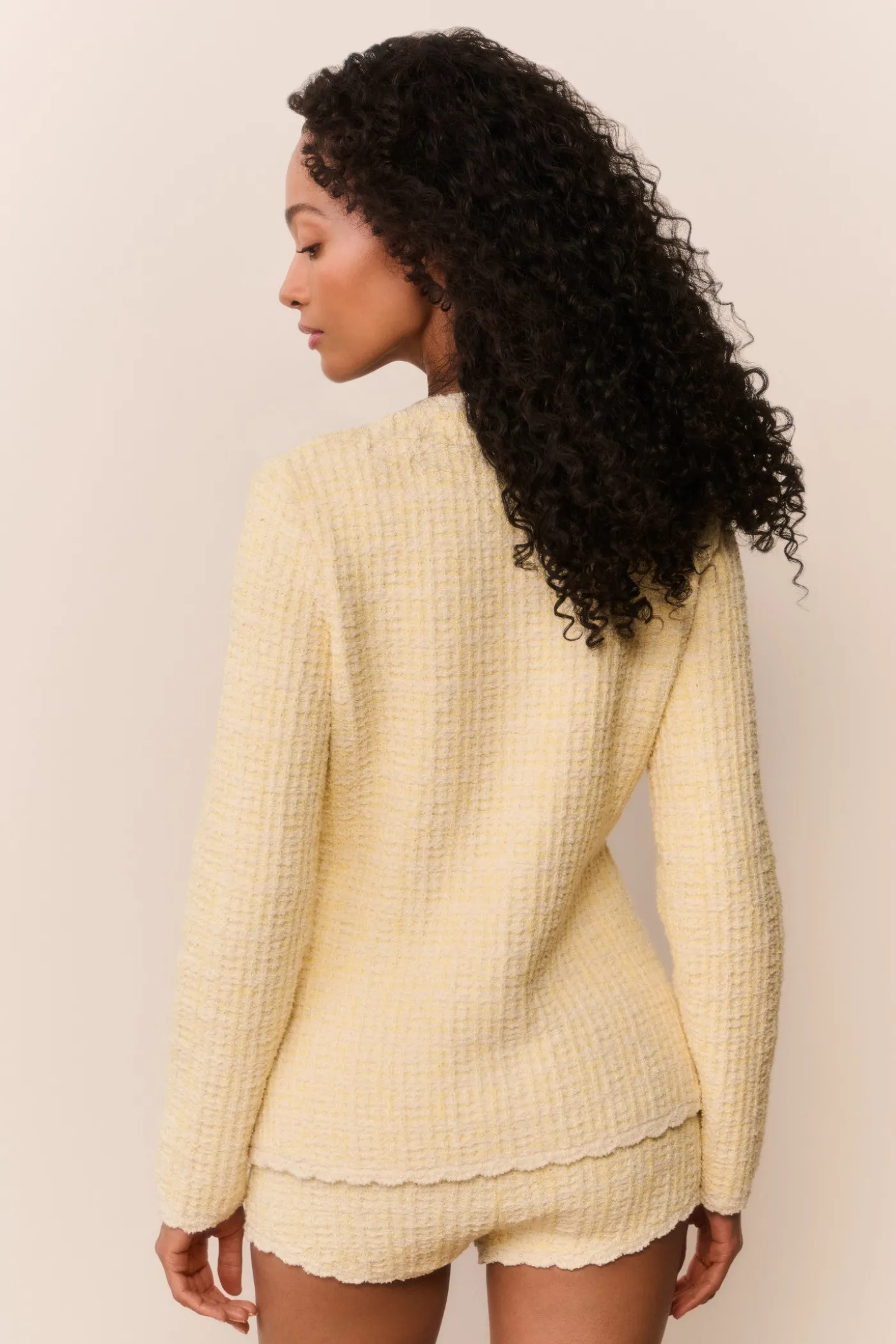 Gaililee Knit Tweed Cardigan