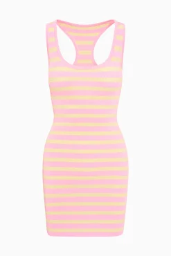 Gayle Striped Knit Tank Dress