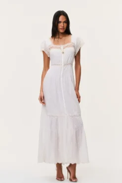 Georgine Cotton Lace Maxi Dress