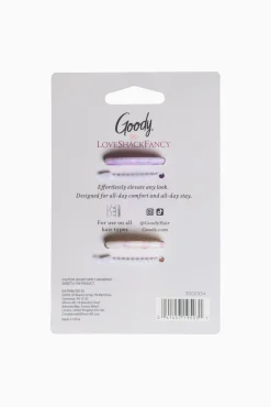 Goody x Love Shack Fancy Small Claw Clip - 2ct - Happy Thoughts and Ribbon Rosa