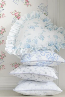 Heart Shape Ruffle Pillow