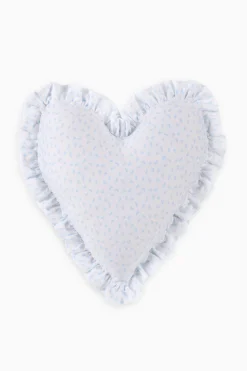 Heart Shape Ruffle Pillow