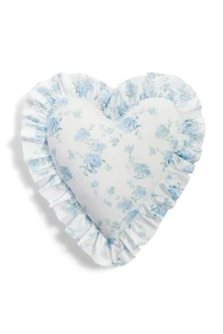 Heart Shape Ruffle Pillow