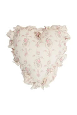 Heart Shape Ruffle Pillow