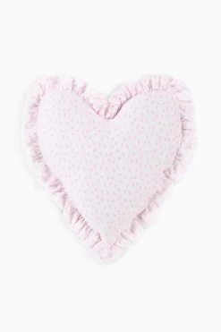 Heart Shape Ruffle Pillow