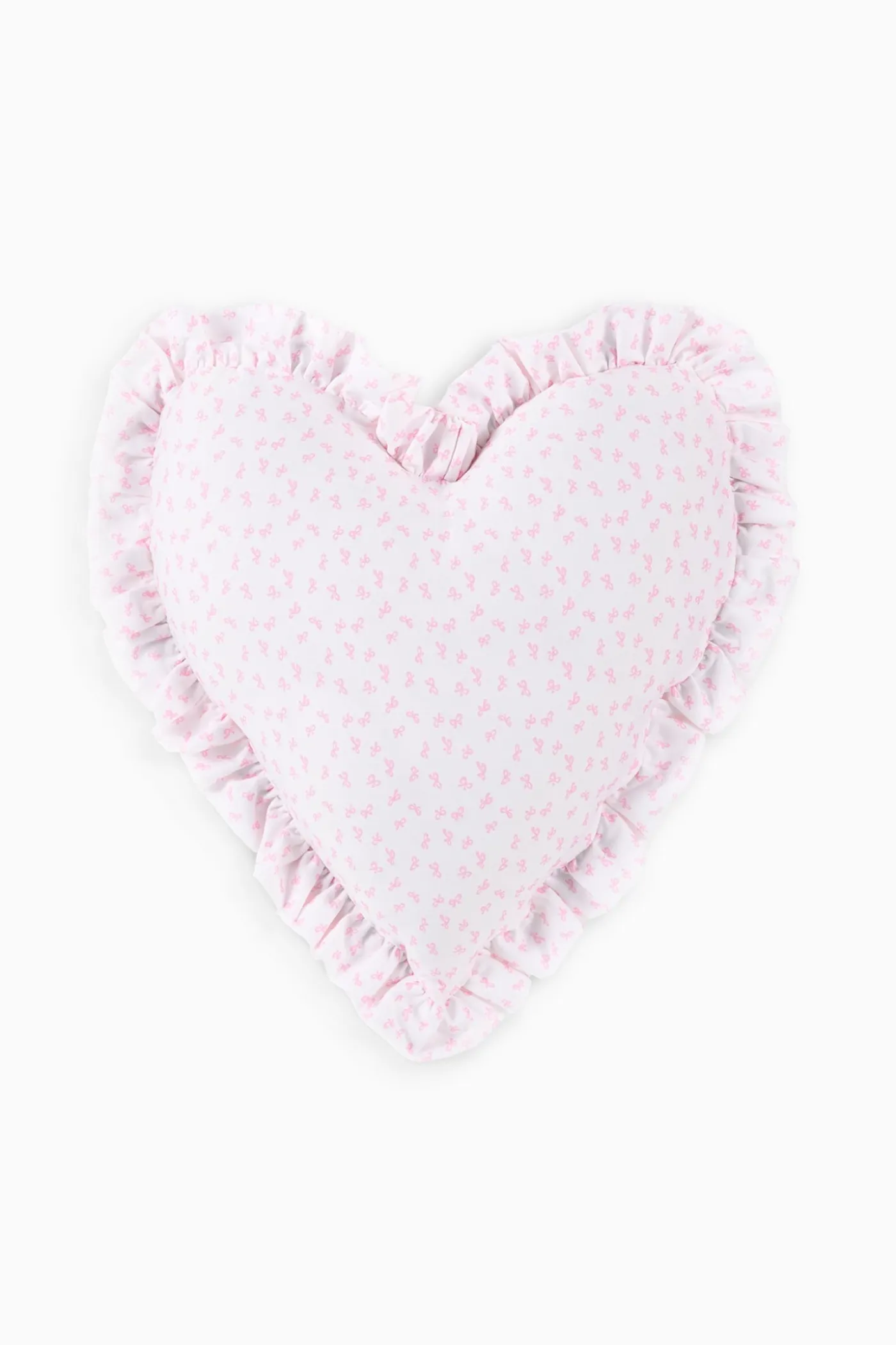 Heart Shape Ruffle Pillow
