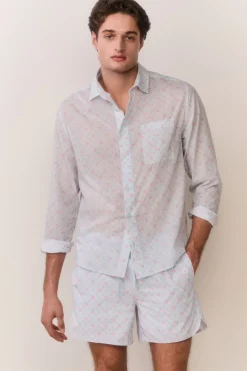 Hudley Floral Cotton Unisex Shirt