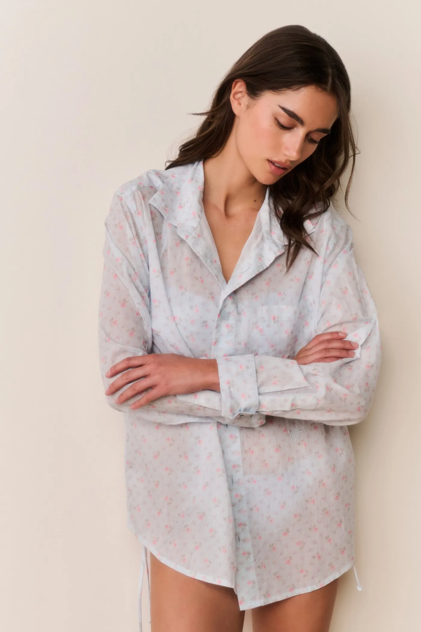 Hudley Floral Cotton Unisex Shirt
