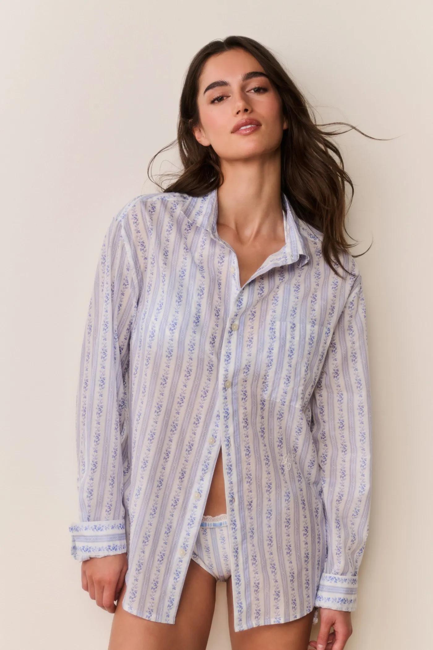 Hudley Floral Cotton Unisex Shirt
