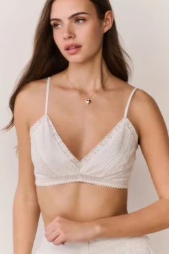 Ismene Cotton Victorian Bralette Top