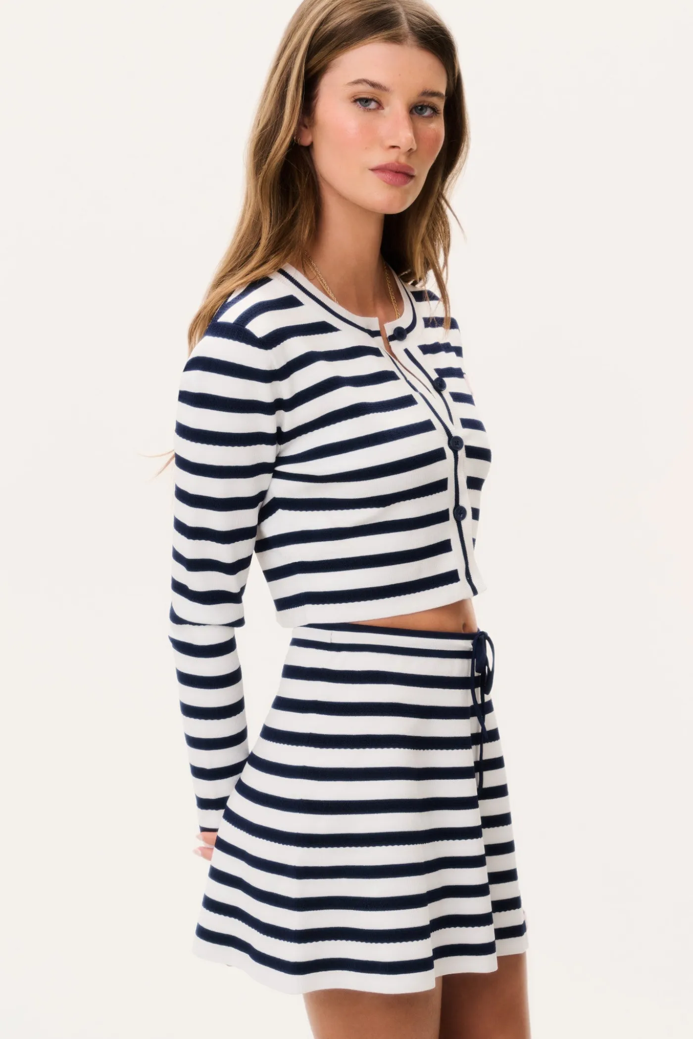 Jeanie Stretch Knit Mini Skirt
