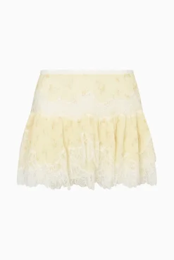 Kellison Cotton-Silk Mini Skirt
