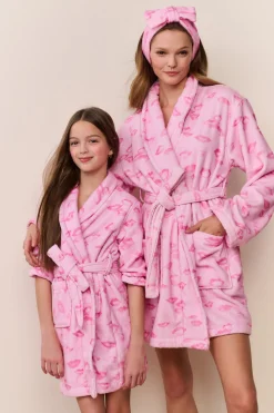 Kiss Print Kids Robe