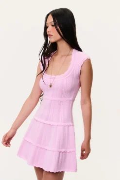 Laighton Stretch Pointelle Mini Dress