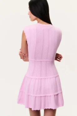 Laighton Stretch Pointelle Mini Dress