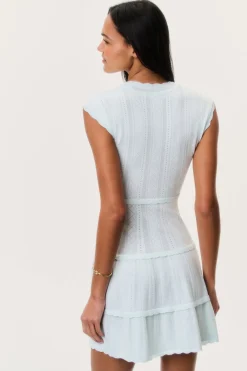 Laighton Stretch Pointelle Mini Dress