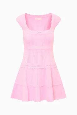Laighton Stretch Pointelle Mini Dress
