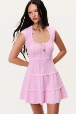 Laighton Stretch Pointelle Mini Dress