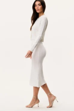 Laken Cotton Pointelle Cardigan